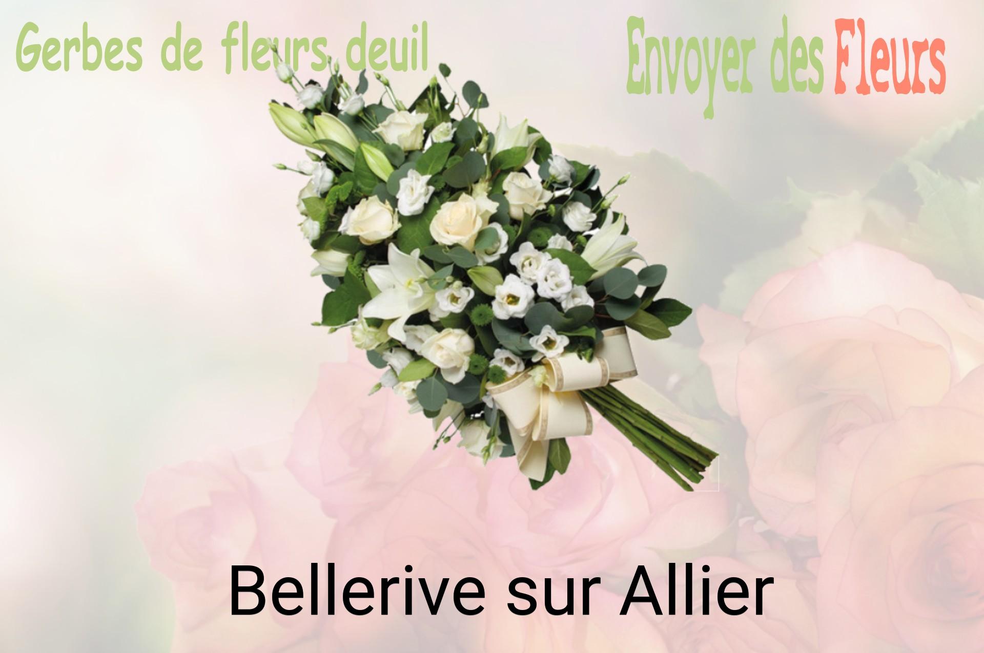 Gerbe de fleurs de deuil livrée à Bellerive-sur-Allier
